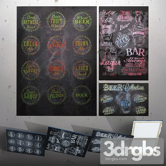 Coffee Chalk Board 02 Free Download