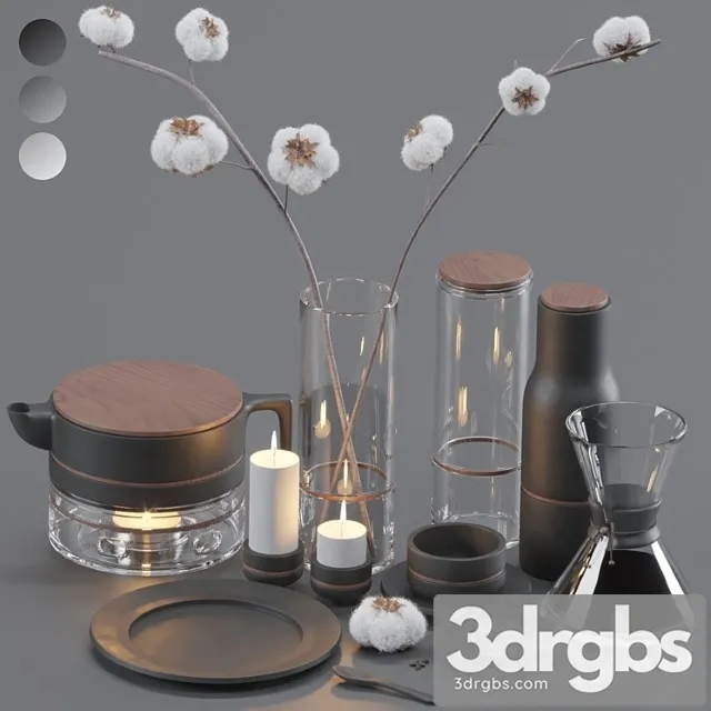 Coffee decorative set