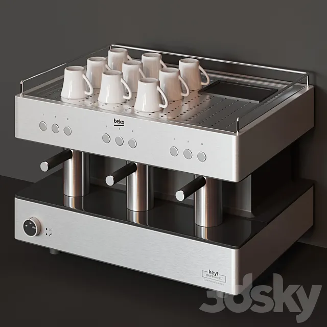 Coffee machine Beko BKK 2700 _ Arcelik K 3700 Telve Pro 3D Model