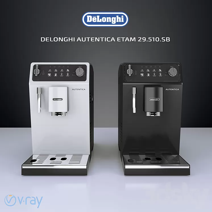 Coffee Machine Delonghi Autentica ETAM 29.510 3D Model