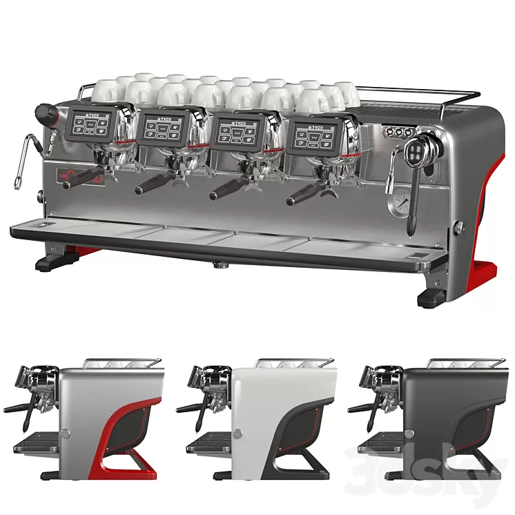 Coffee machine for coffee shop La Cimbali M200 3D Model Free