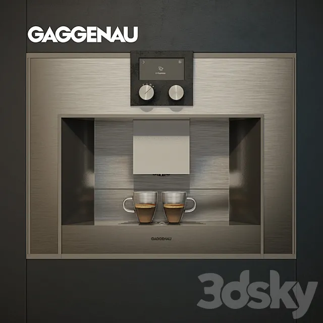 Coffee machine GAGGENAU CM-450 3D Model