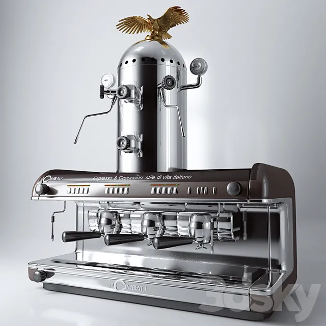 Coffee machine LA CIMBALI with cappuccinator 3D Model