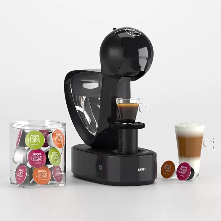 Coffee machine Nescafe Dolce Gusto Krups Infinissima 3D Model