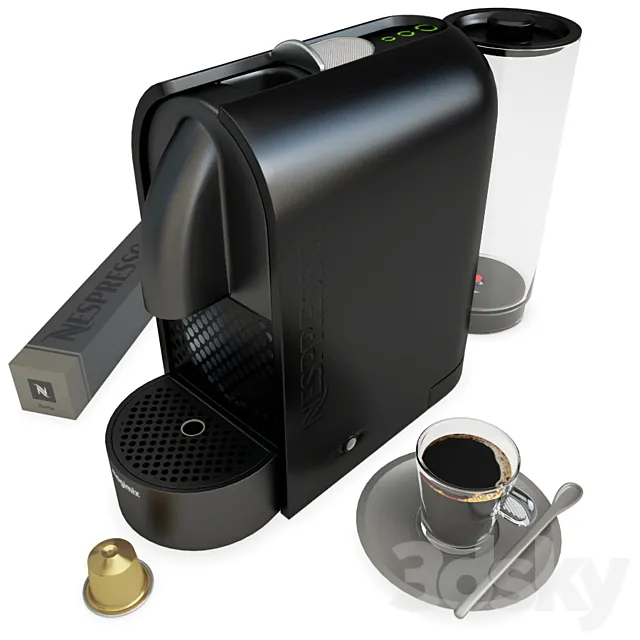 Coffee Machine Nespresso Magimix 3D Model