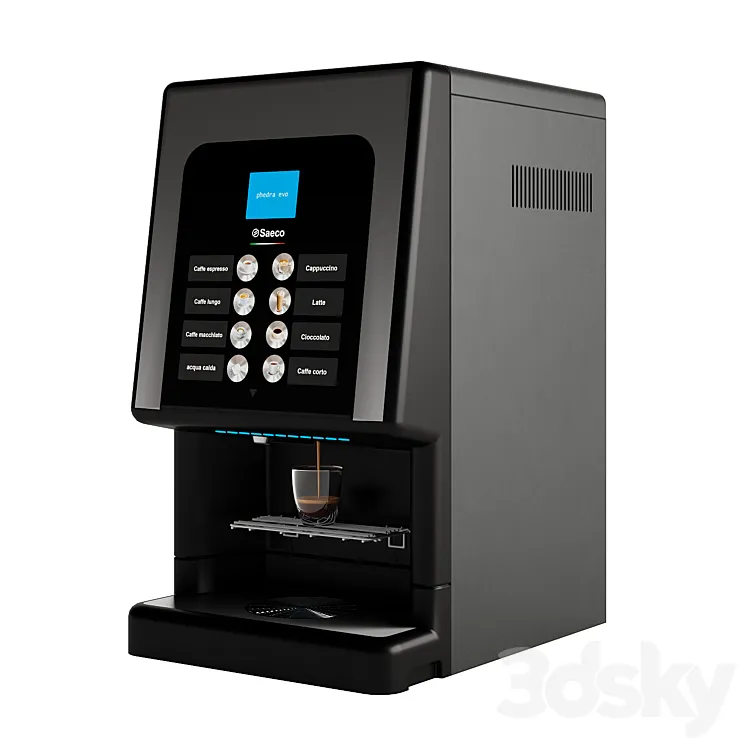 Coffee machine Saeco Phedra EVO 3D Model Free
