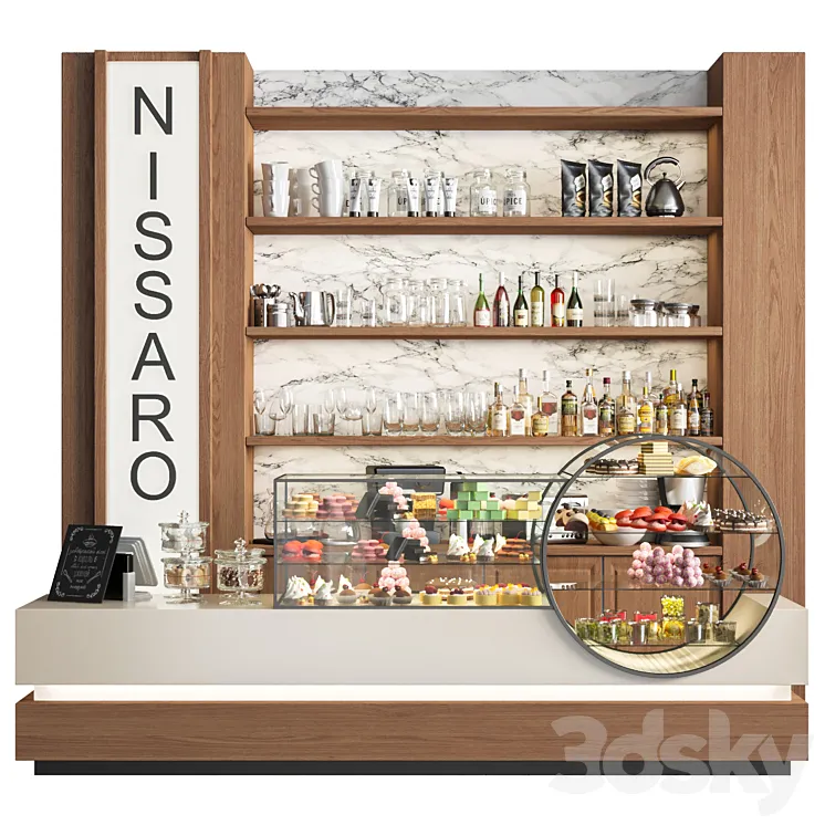 Coffee point - bar 80 3D Model Free