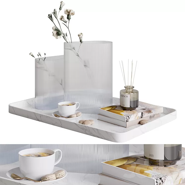 Coffee set 03 3D Model