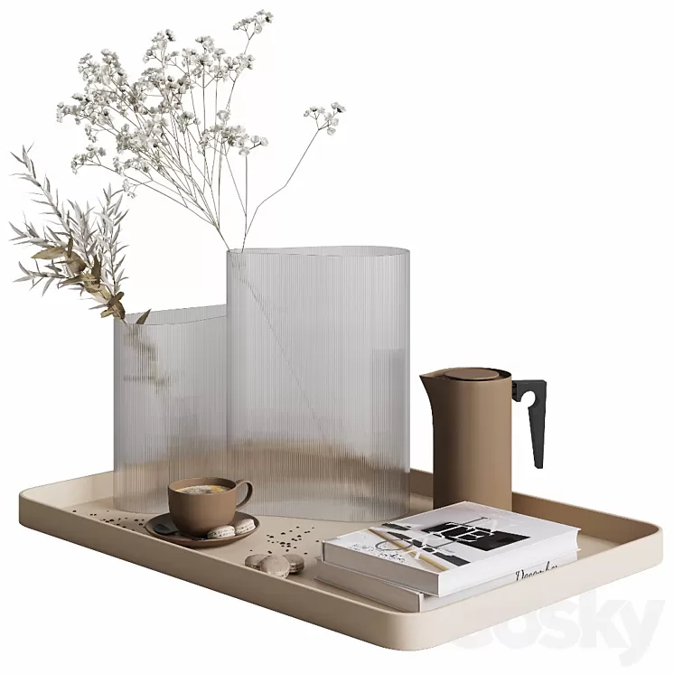 Coffee set 04 3D Model