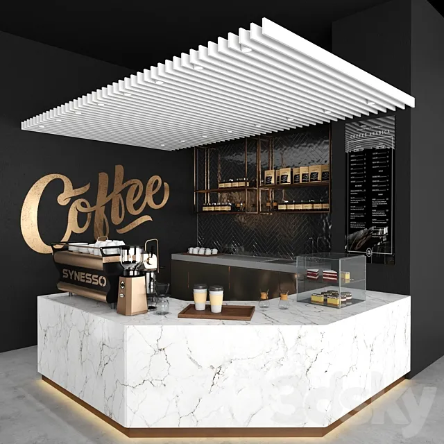 Coffee shop 03 3DModel