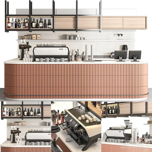 Coffee shop 06 3D Model