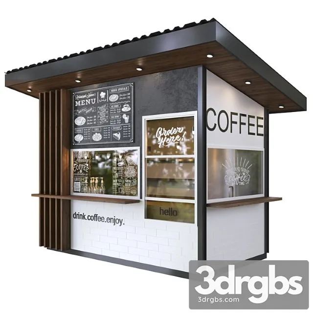 Coffee Shop 13 3D Model Free