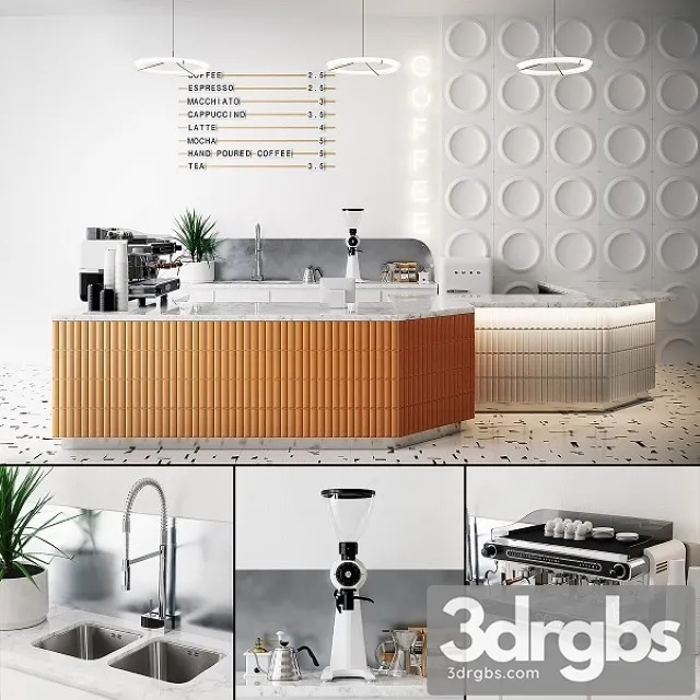 Coffee Shop 3 3D Model Download