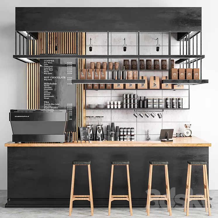 coffee shop 3D Model