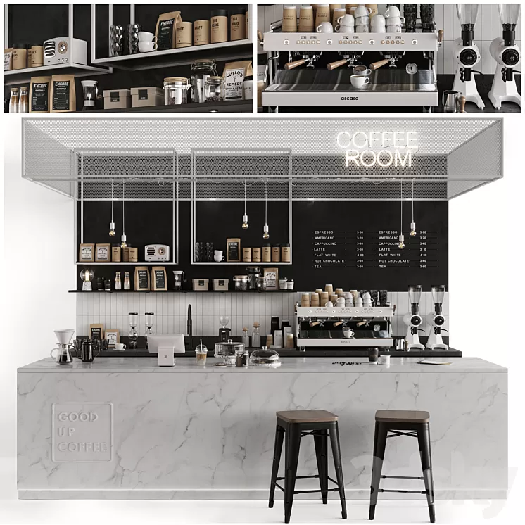 coffee shop 3D Model