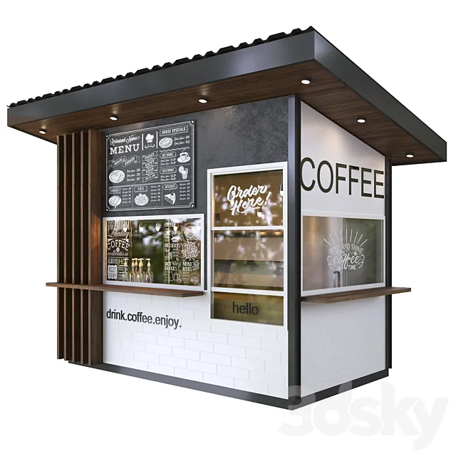 coffee shop 3D Model