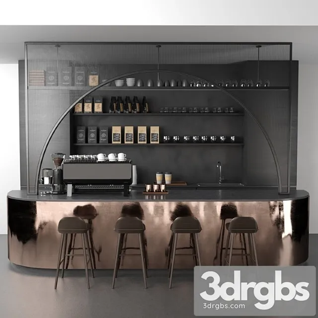 Coffee shop 4 3D Model Download