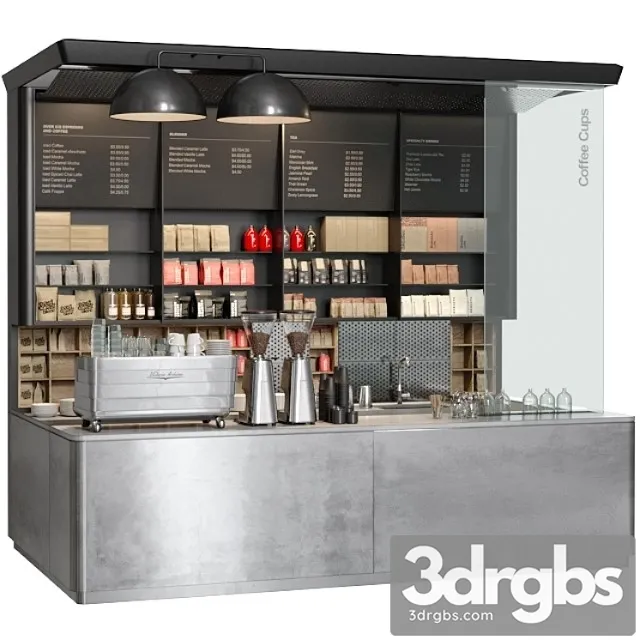 Coffee shop 5 3D Model Free