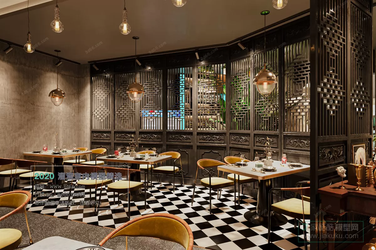 COFFEE SHOP - HOTEL - 3D MODELS - 3DSKY FREE MODELS