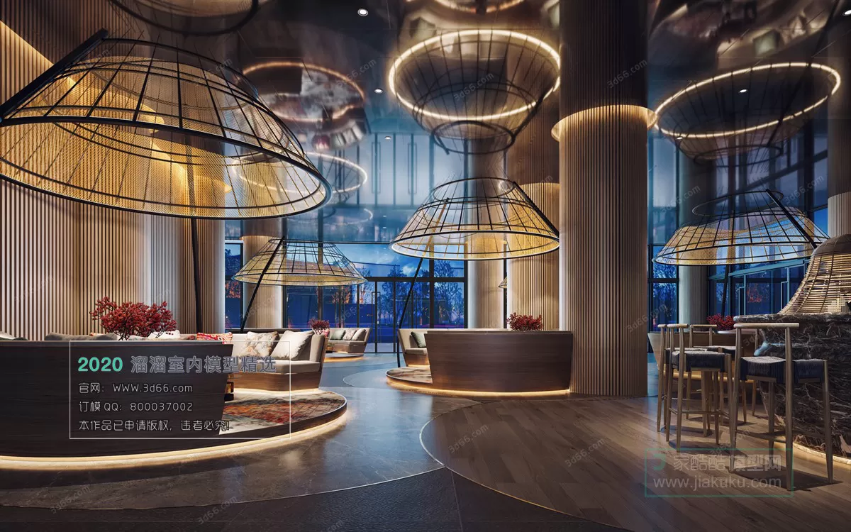 COFFEE SHOP - HOTEL - 3D MODELS - 3DSKY FREE MODELS