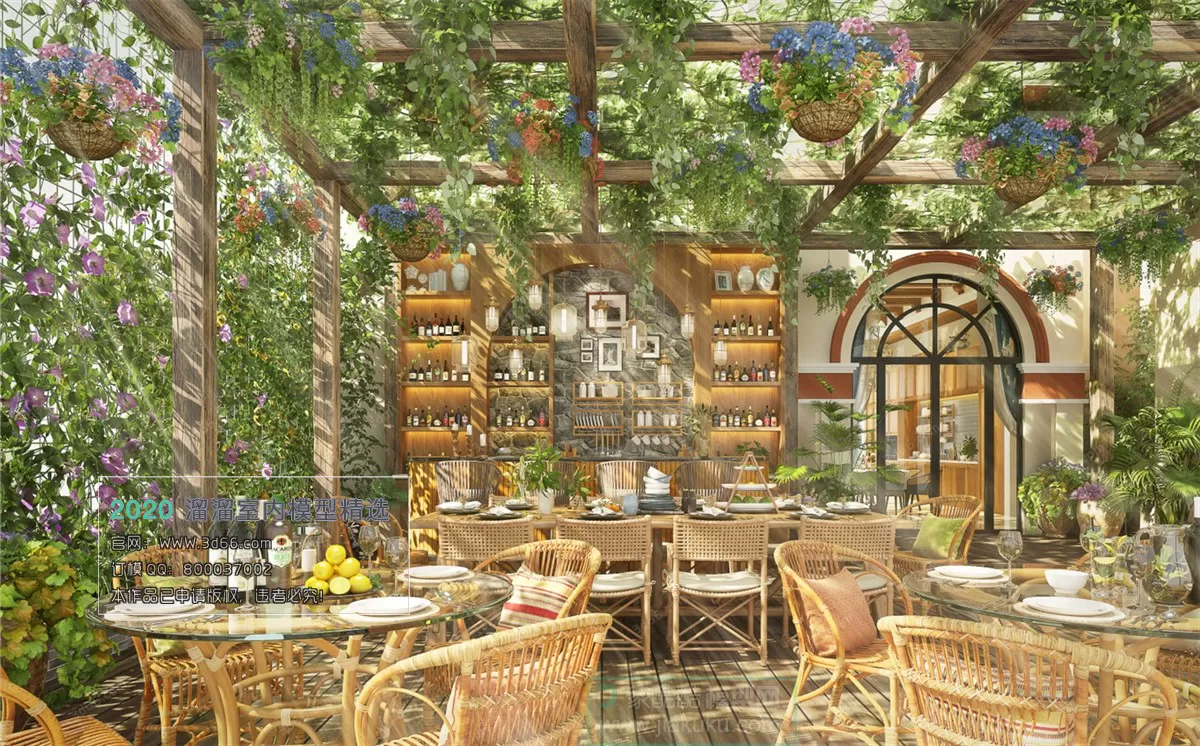 COFFEE SHOP - HOTEL - 3D MODELS - 3DSKY FREE MODELS