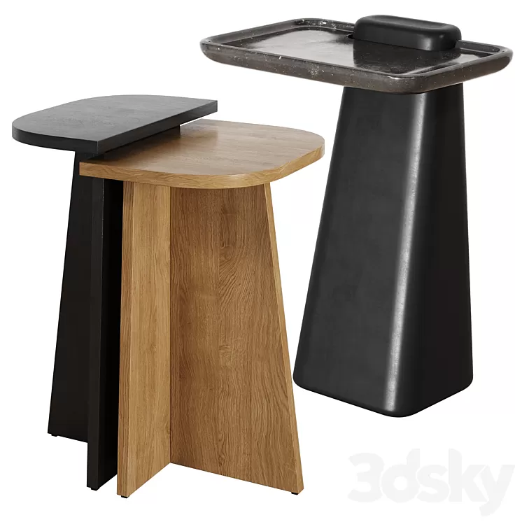 Coffee side tables 2 Budi Rugani LaRedoute 3D Model Free