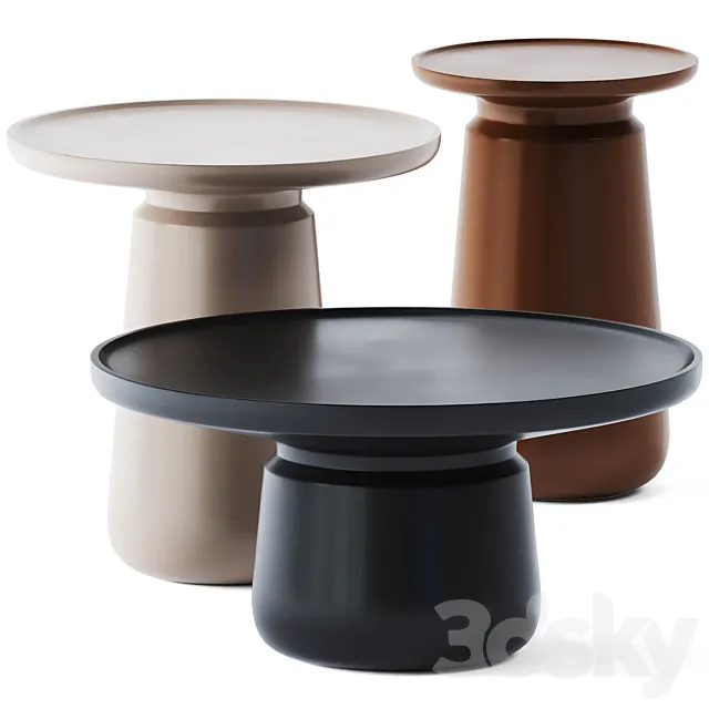 Coffee Side Tables Altana by MMairo 3DModel