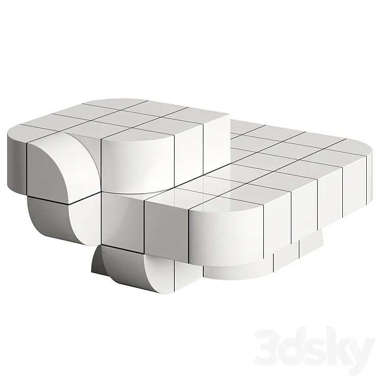 Coffee Table 03 by Forest & Giaconia 3D Model Free