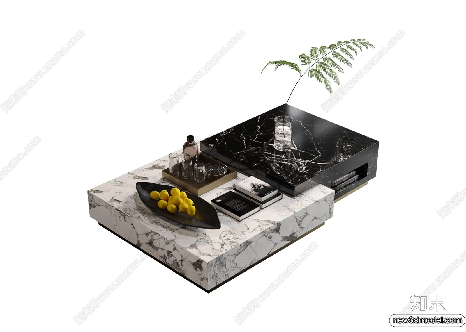 Coffee Table - 3D Models - 3D Furniture Models for Interior - 004