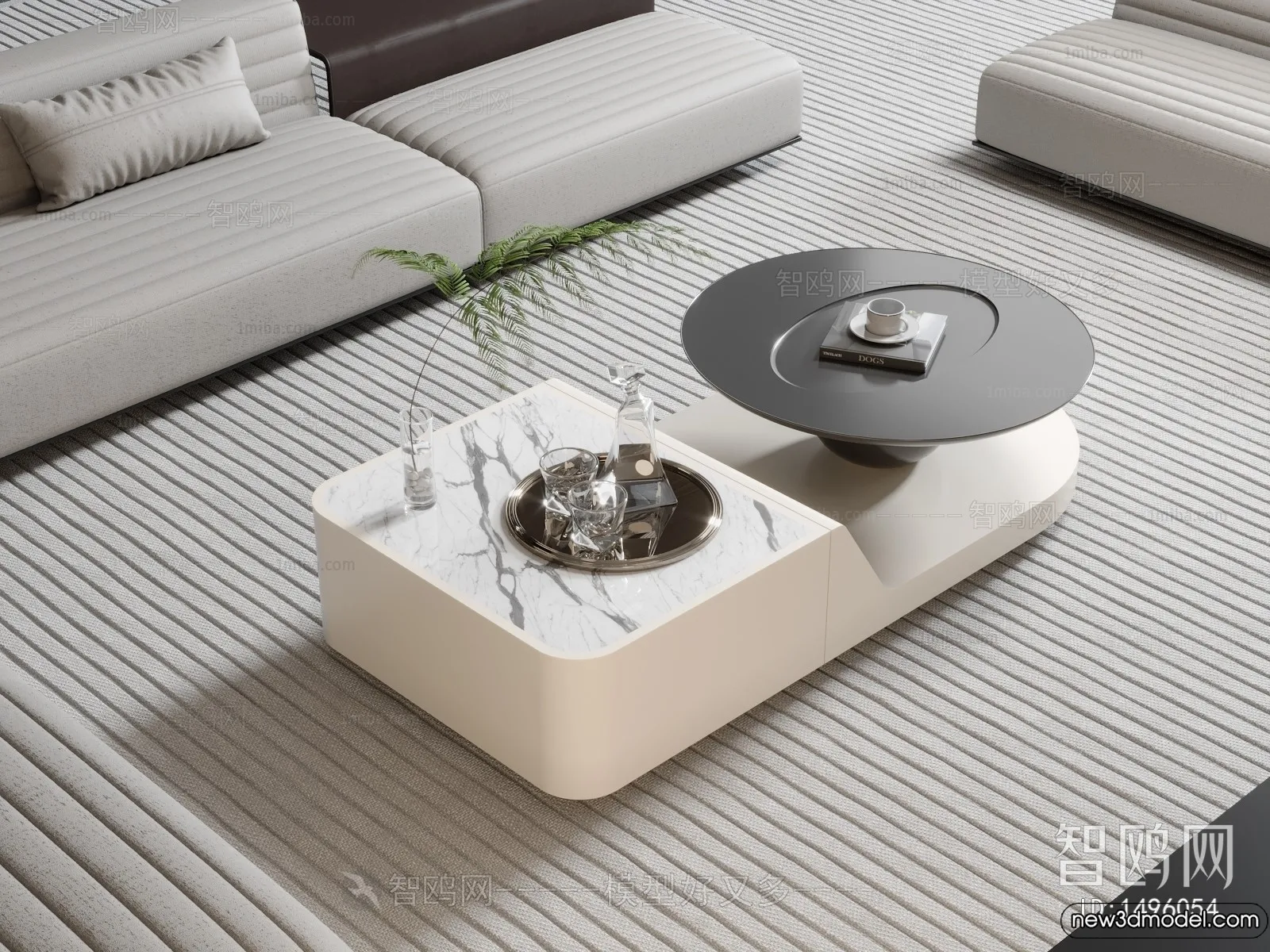 Coffee Table - 3D Models - 3D Furniture Models for Interior - 010