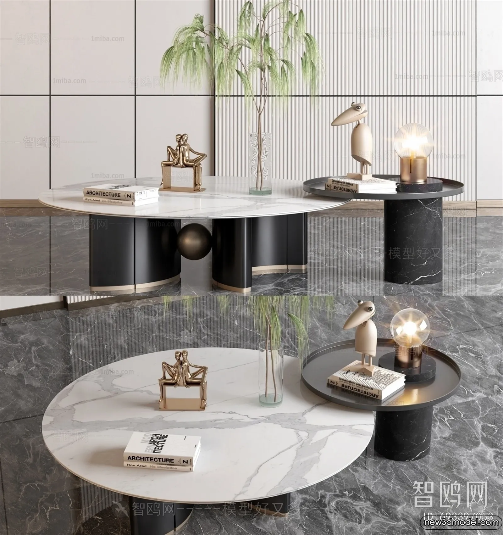 Coffee Table - 3D Models - 3D Furniture Models for Interior - 013