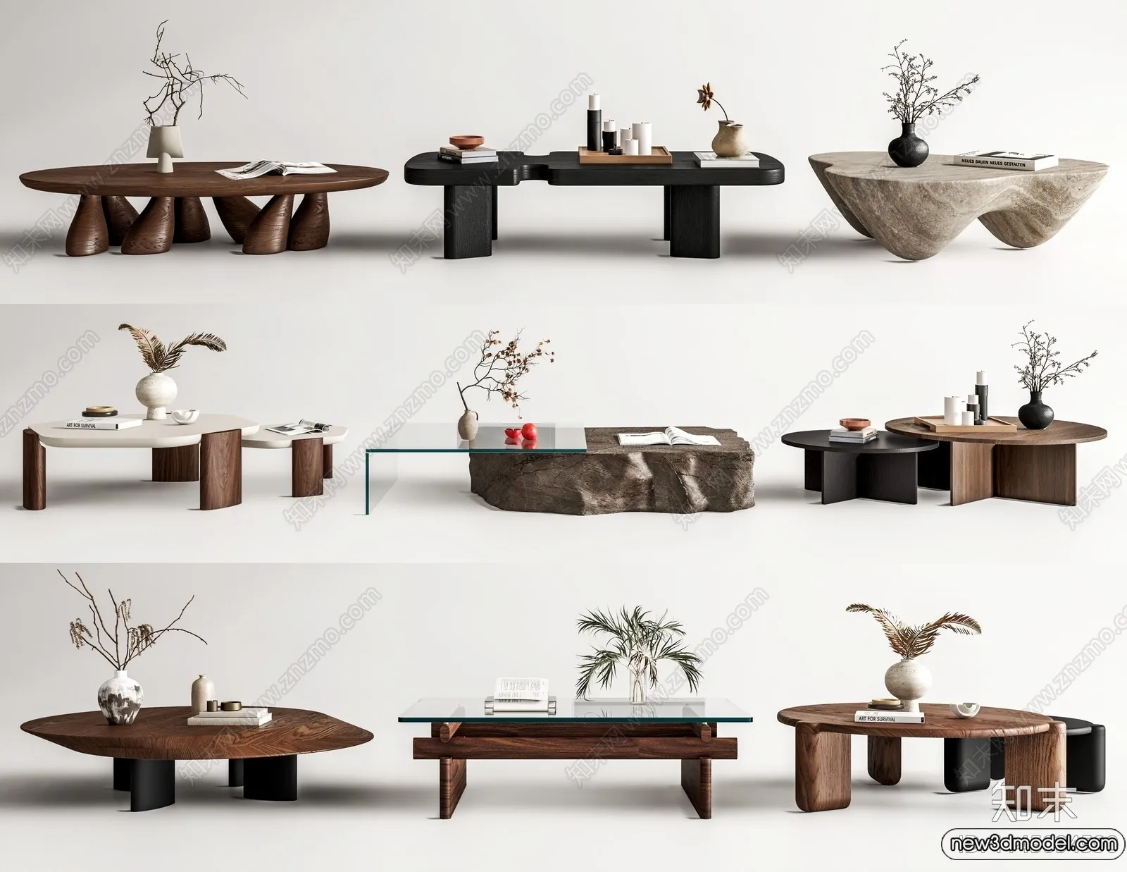 Coffee Table - 3D Models - 3D Furniture Models for Interior - 014