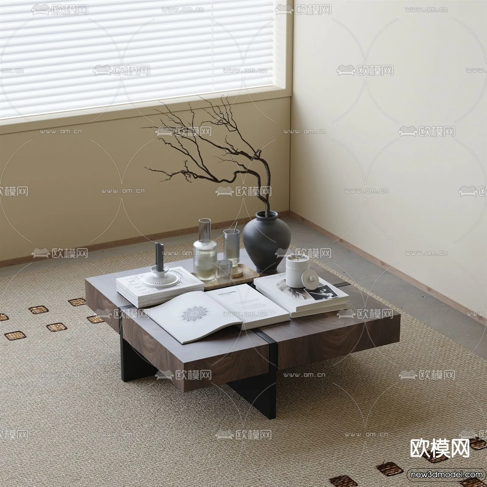 Coffee Table - 3D Models - 3D Furniture Models for Interior - 015