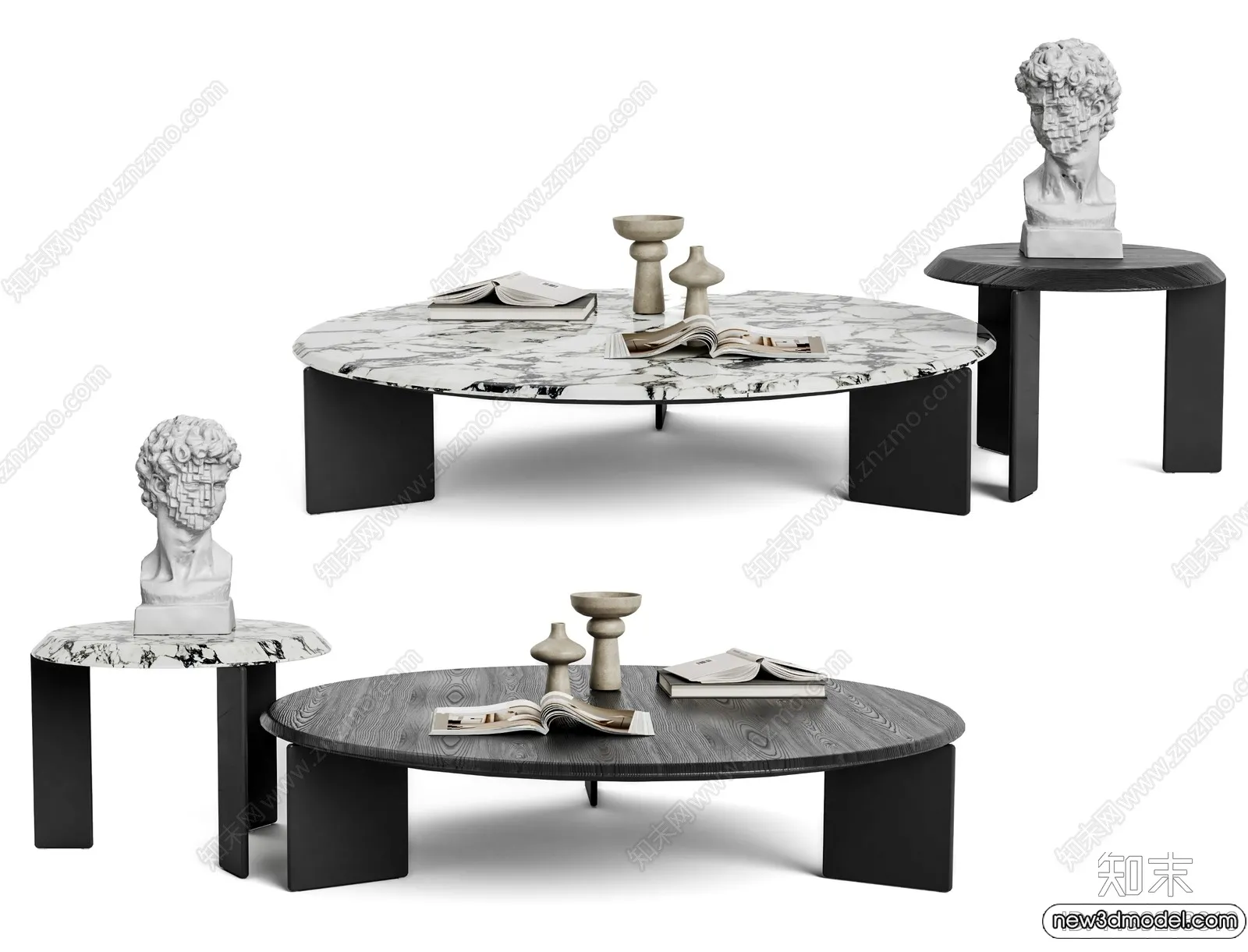 Coffee Table - 3D Models - 3D Furniture Models for Interior - 025