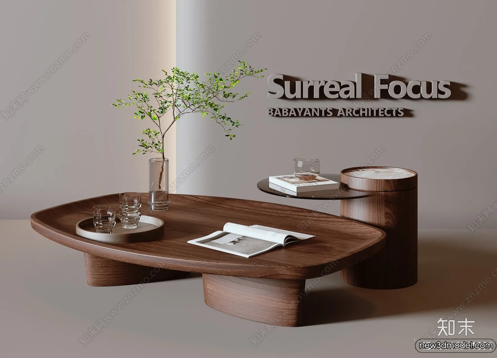 Coffee Table - 3D Models - 3D Furniture Models for Interior - 031