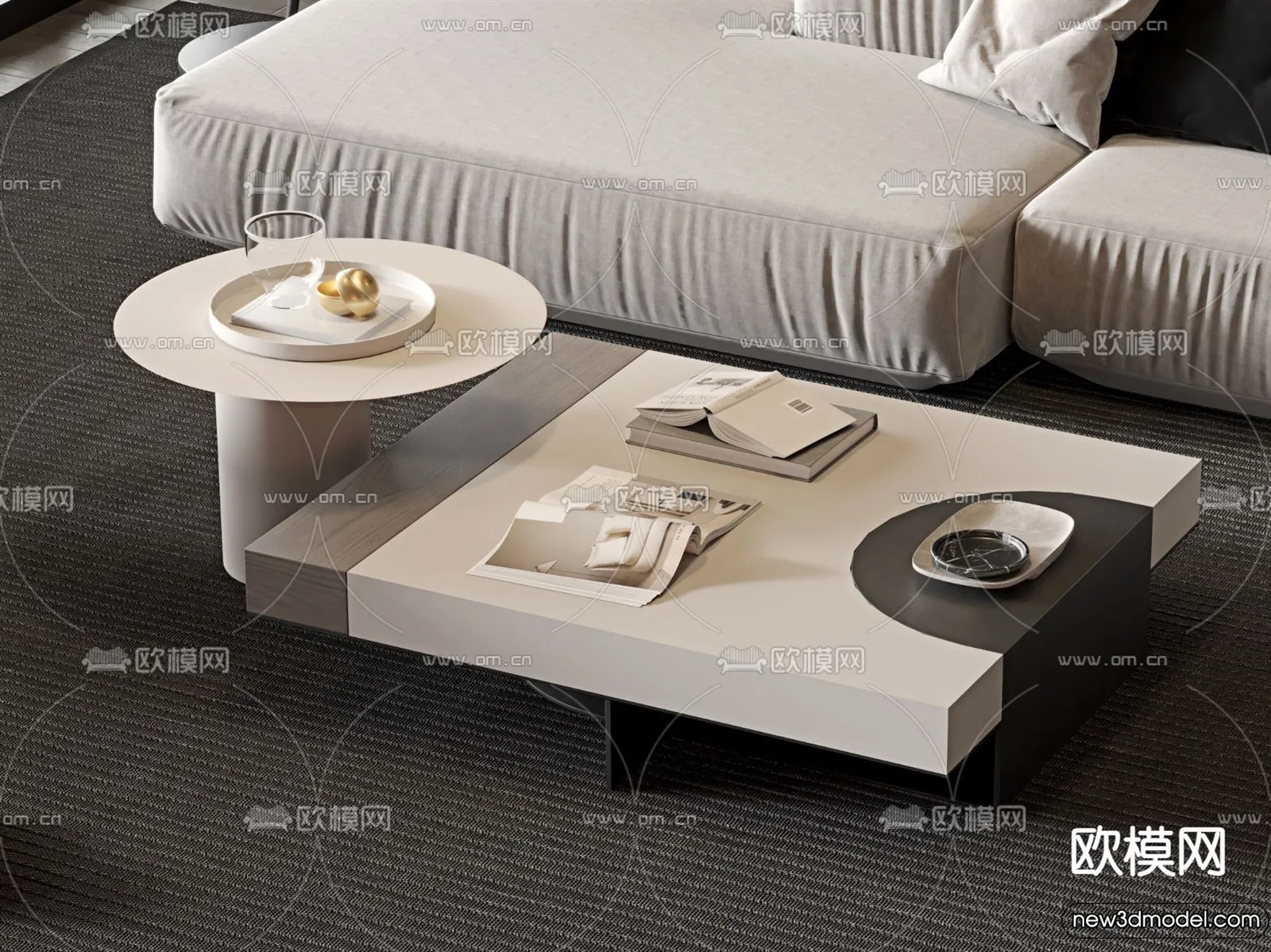 Coffee Table - 3D Models - 3D Furniture Models for Interior - 040