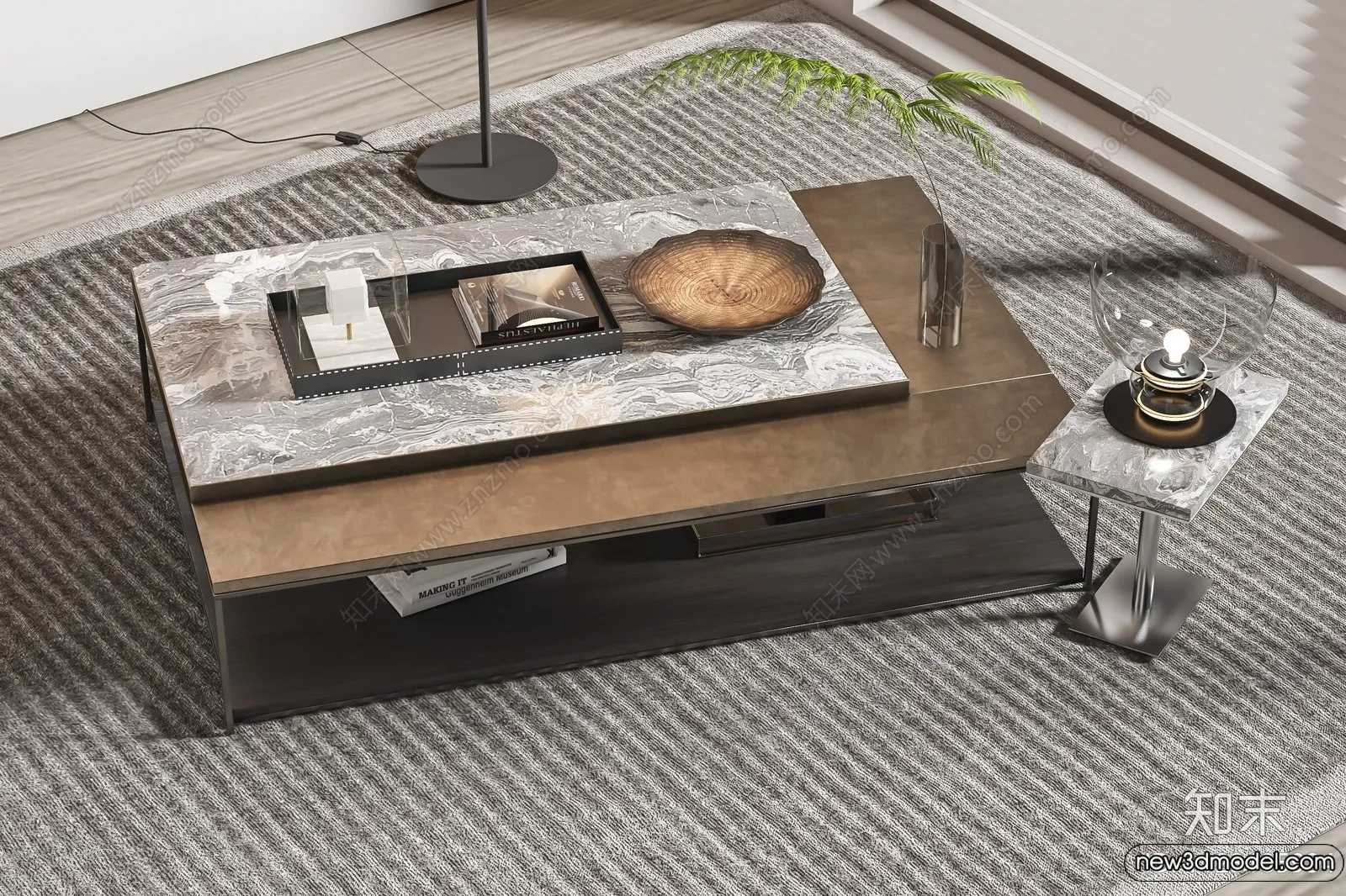 Coffee Table - 3D Models - 3D Furniture Models for Interior - 048