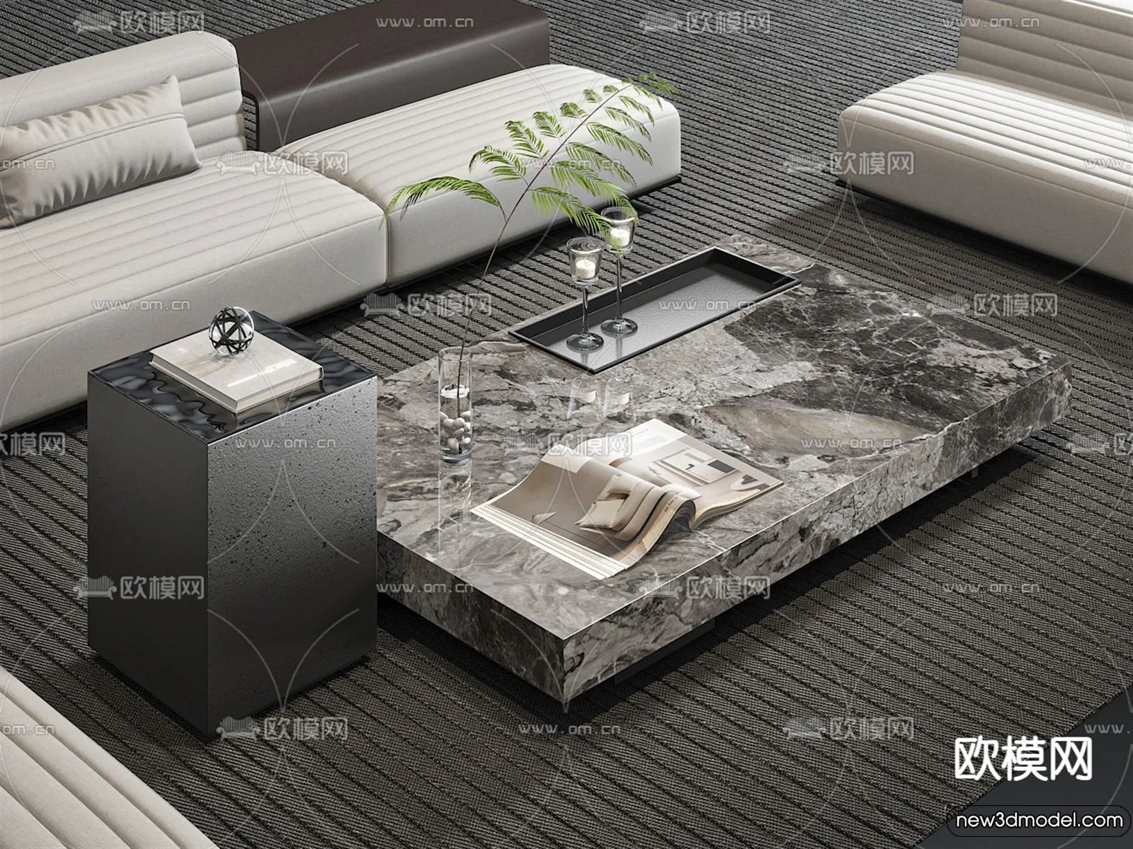 Coffee Table - 3D Models - 3D Furniture Models for Interior - 050