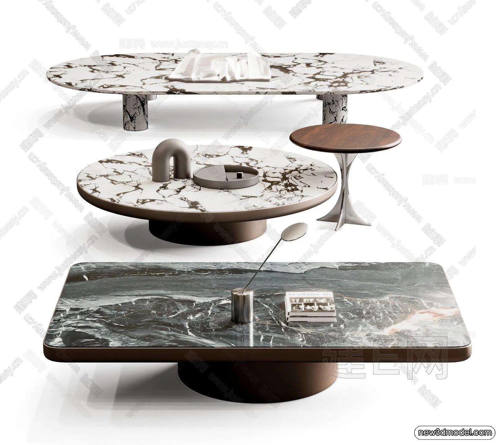 Coffee Table - 3D Models - 3D Furniture Models for Interior - 063