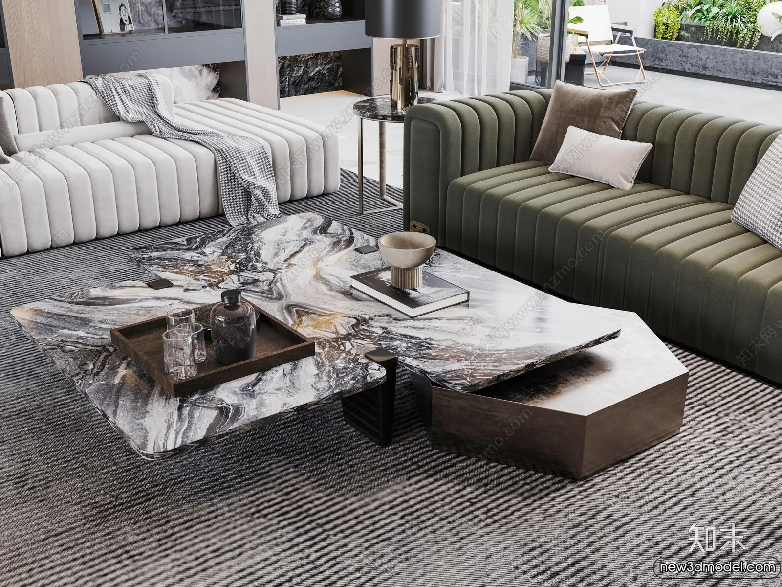 Coffee Table - 3D Models - 3D Furniture Models for Interior - 078