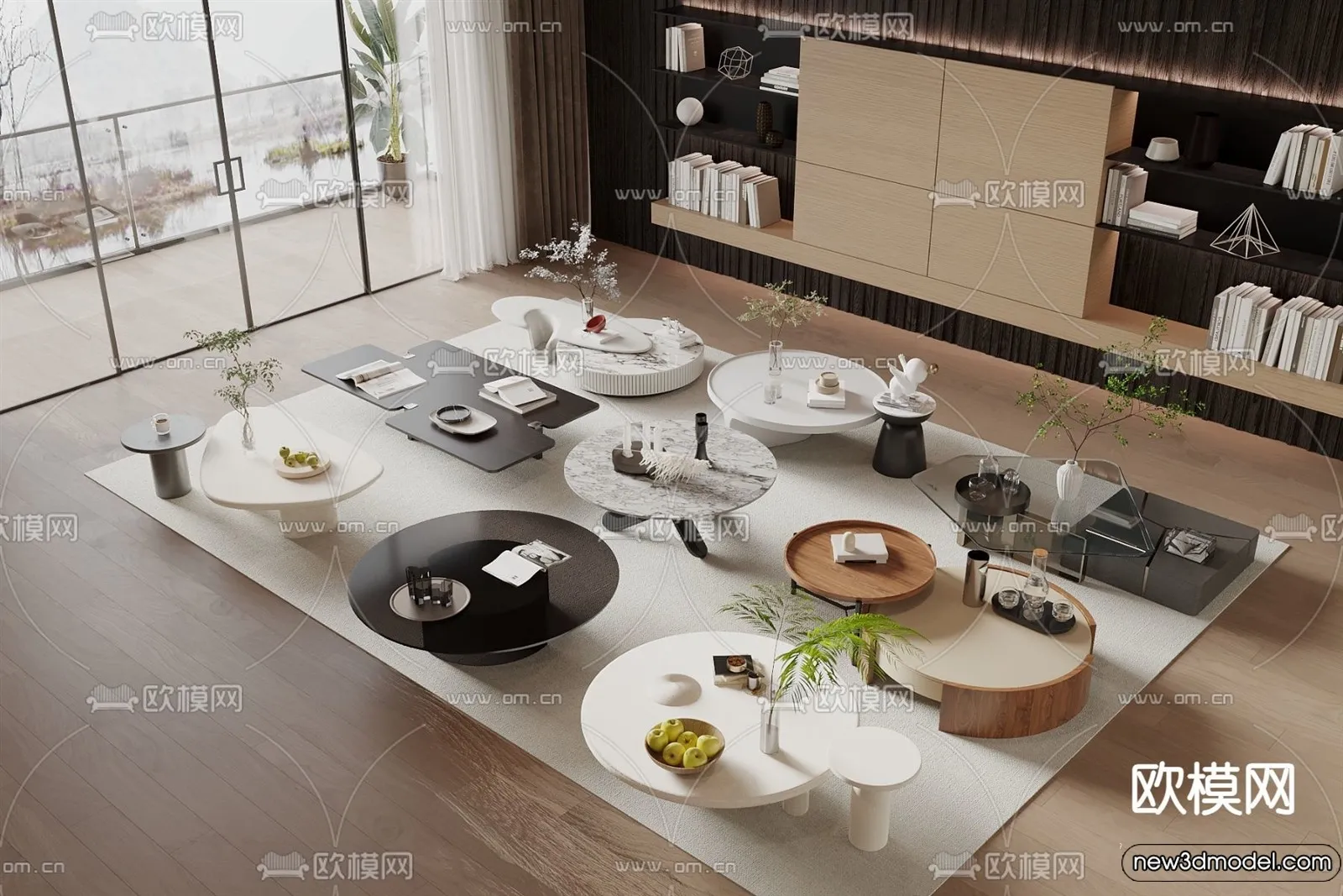 Coffee Table - 3D Models - 3D Furniture Models for Interior - 093