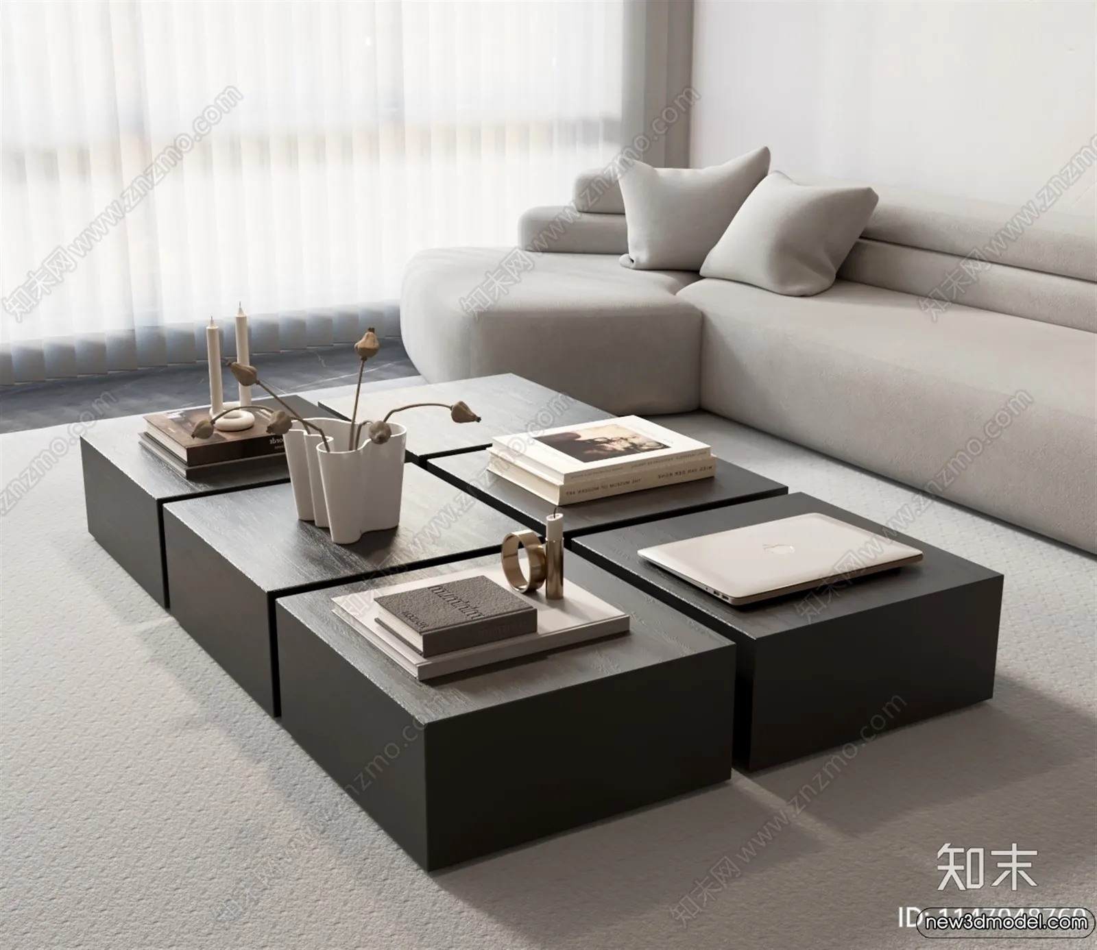 Coffee Table - 3D Models - 3D Furniture Models for Interior - 094