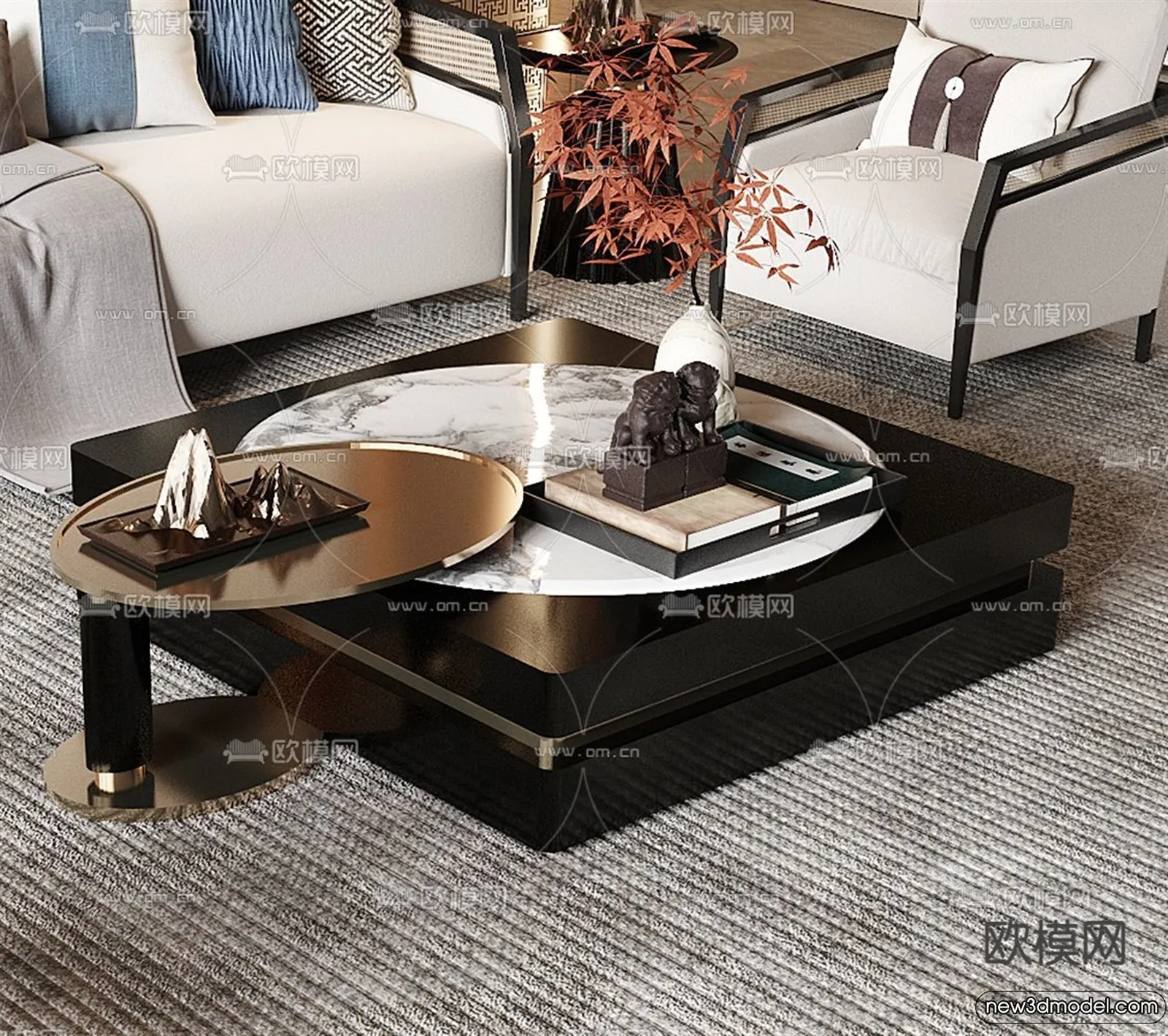 Coffee Table - 3D Models - 3D Furniture Models for Interior - 099