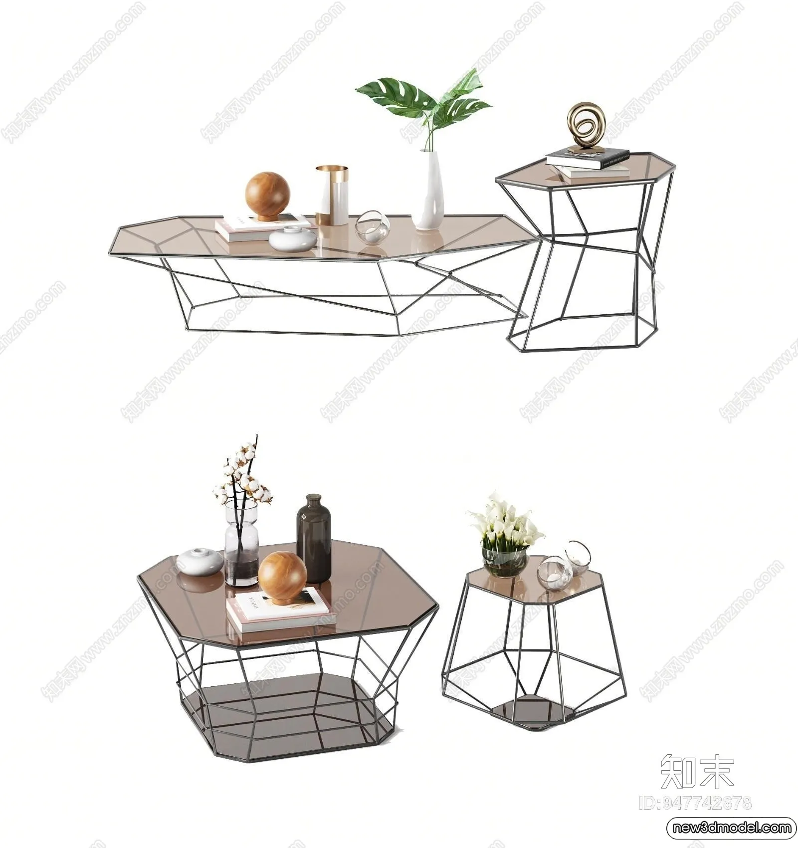 Coffee Table - 3D Models - 3D Furniture Models for Interior - 124