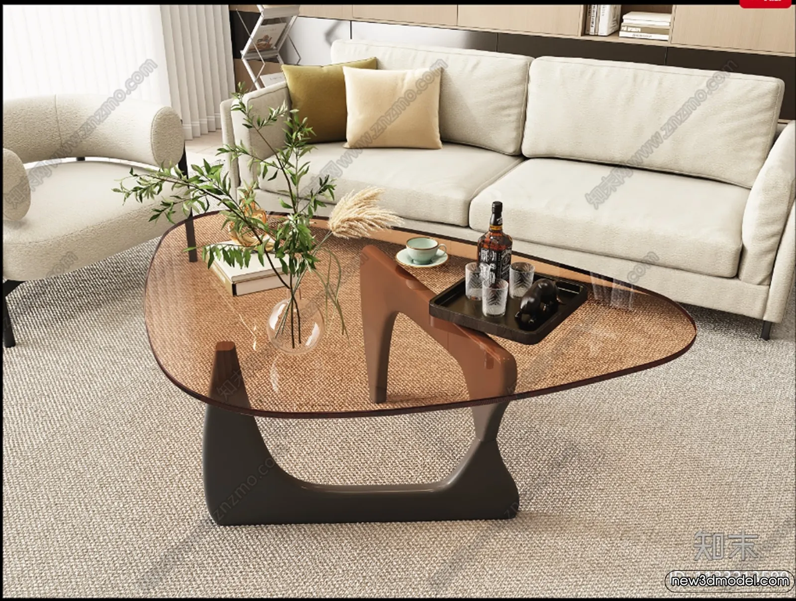 Coffee Table - 3D Models - 3D Furniture Models for Interior - 127