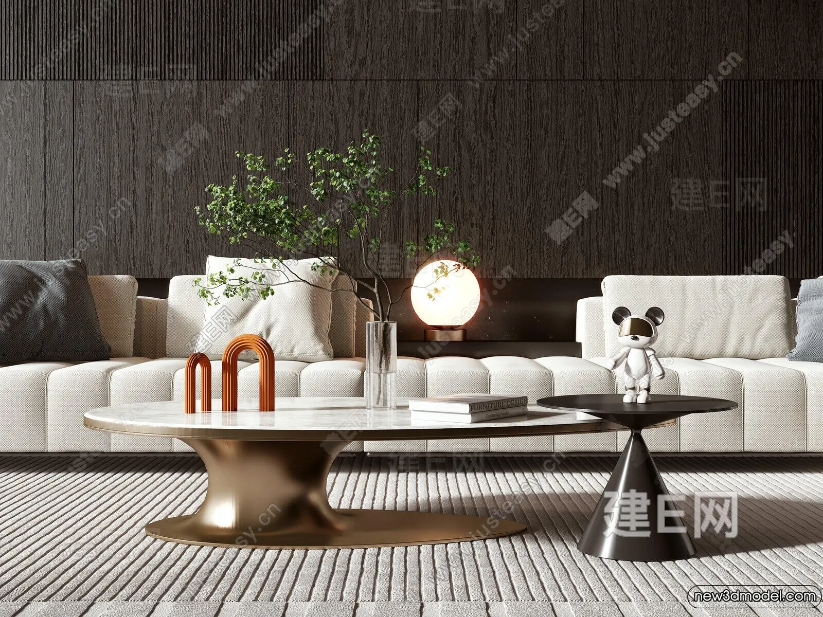 Coffee Table - 3D Models - 3D Furniture Models for Interior - 128