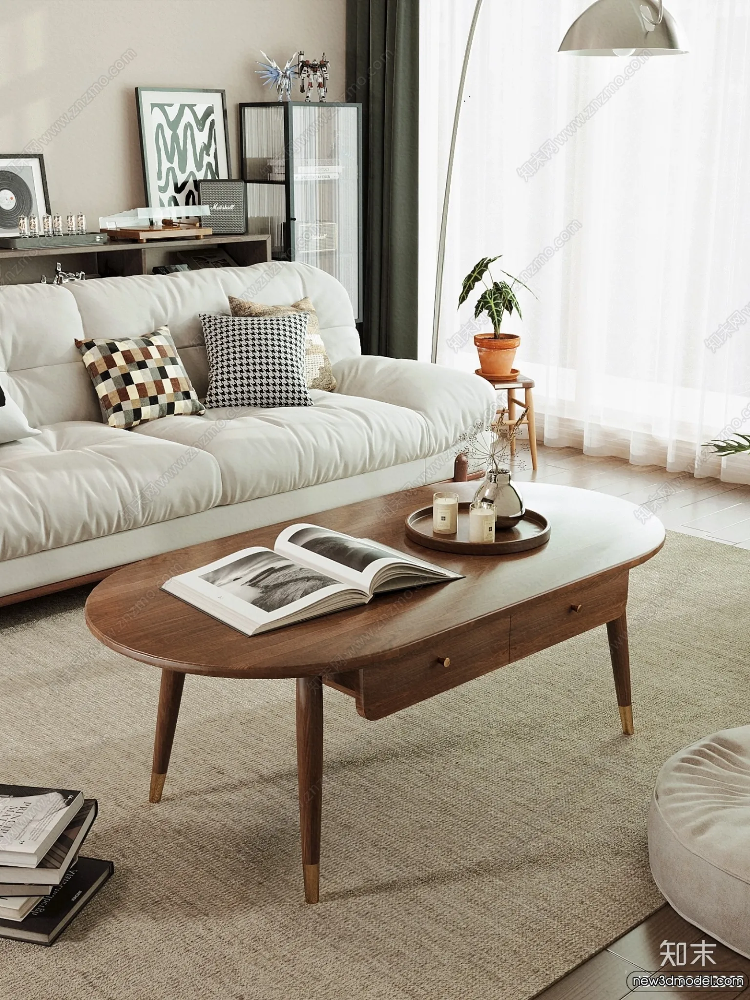 Coffee Table - 3D Models - 3D Furniture Models for Interior - 130