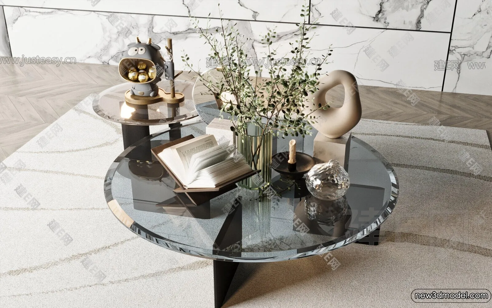 Coffee Table - 3D Models - 3D Furniture Models for Interior - 133