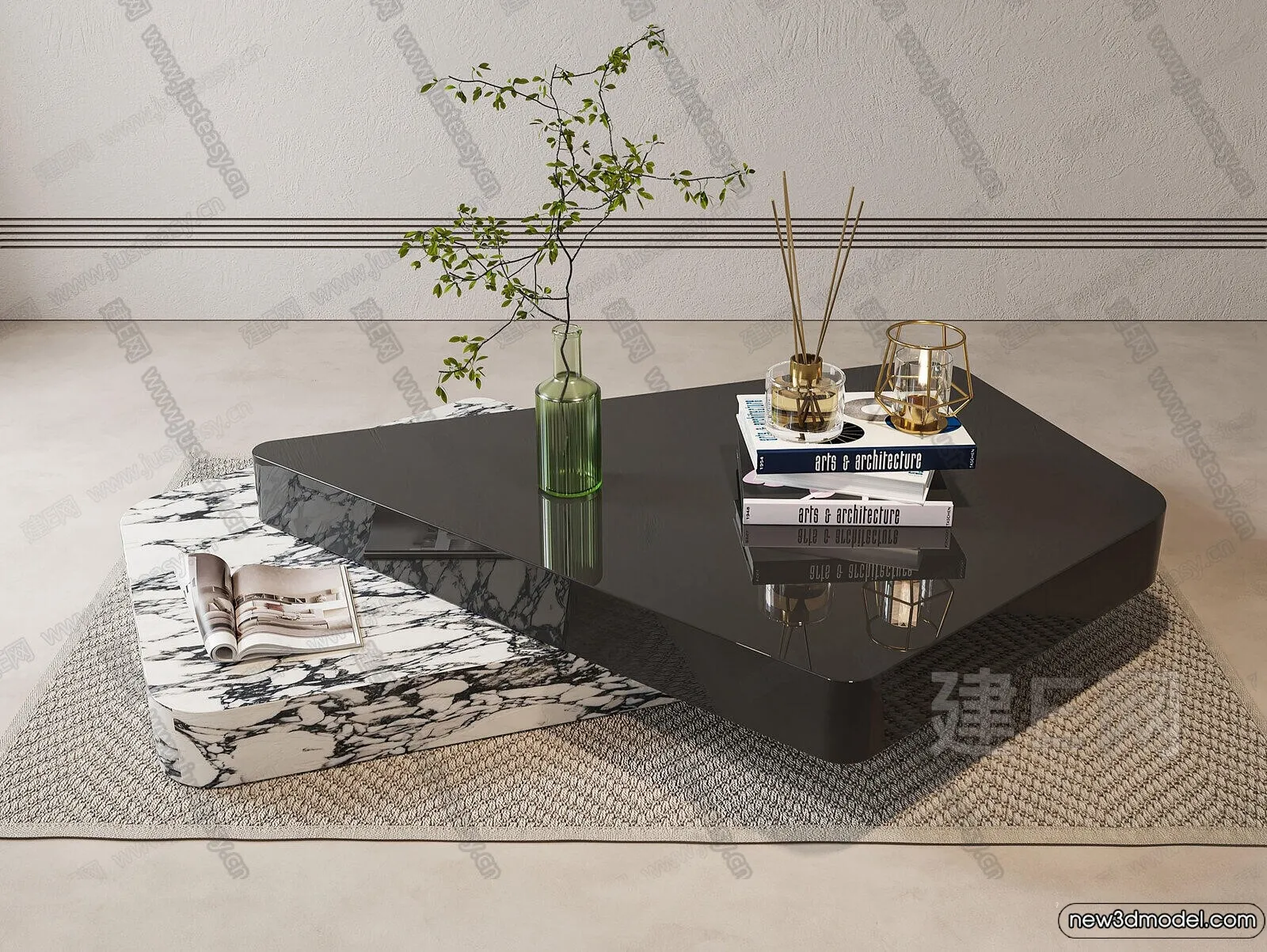 Coffee Table - 3D Models - 3D Furniture Models for Interior - 153