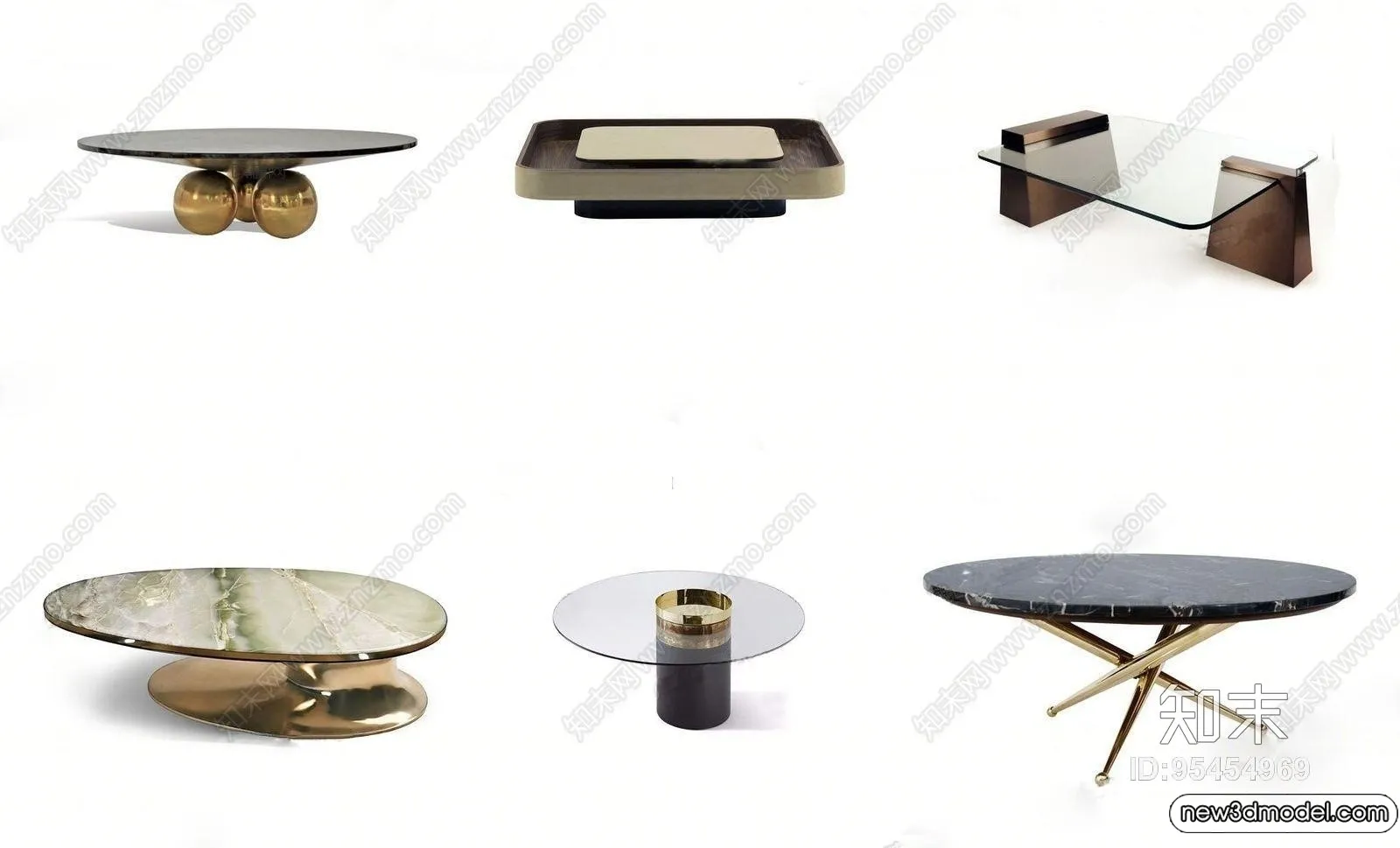 Coffee Table - 3D Models - 3D Furniture Models for Interior - 159